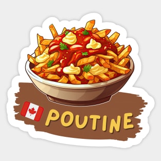 Poutine | Canadian cuisine Sticker